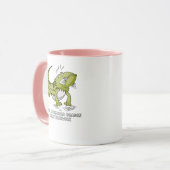 Draak op mijn thuiswerk mok (Voorkant links)