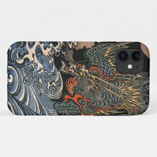Draak op Zee Case-Mate iPhone Case (Achterkant (horizontaal))