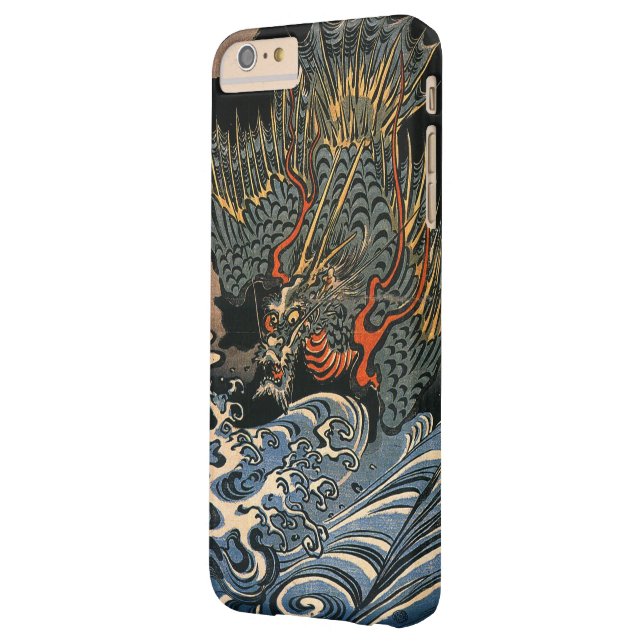 Draak op Zee Case-Mate iPhone Case (Achterkant Links)