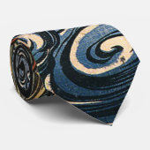 Draak op Zee Stropdas (Opgerold)