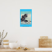 Draak over de berg Fuji Ukiyoe Poster (Keuken)