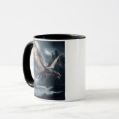 Draak over het kasteel. mok (Voorkant links)