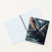 Draak over het kasteel. notitieboek (Binnen)