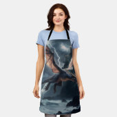 Draak over het kasteel. schort (Gedragen)