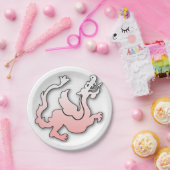 draak papieren bordje (Feest)