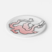 draak papieren bordje (Gekanteld)