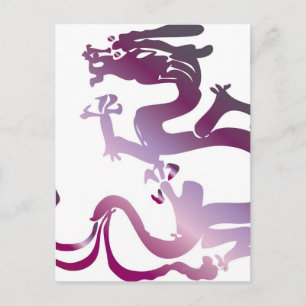 Draak patroon 19 briefkaart