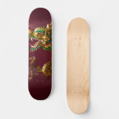 draak persoonlijk skateboard (Voorkant)