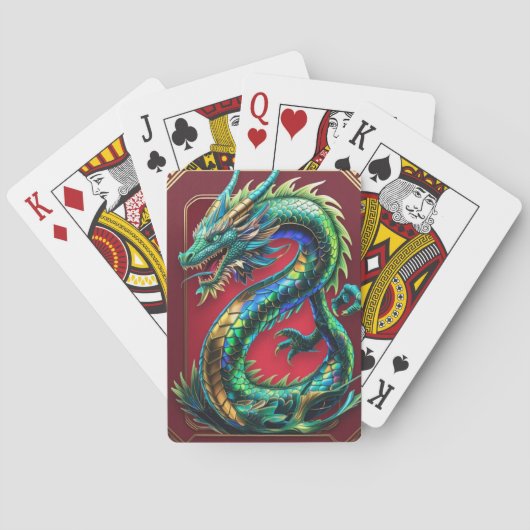 Draak  pokerkaarten (Achterkant)