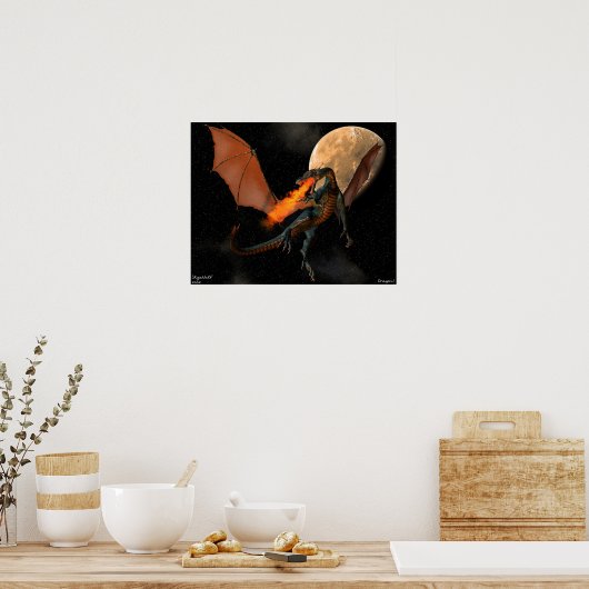 Draak. Poster (Keuken)