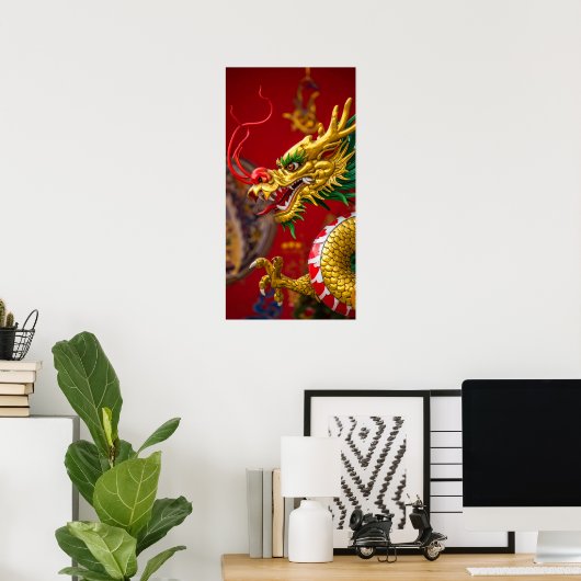 Draak  poster (Thuiskantoor)