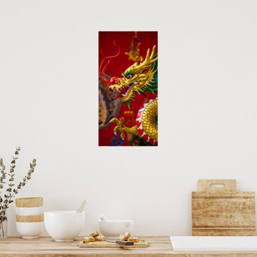 Draak poster (Keuken)