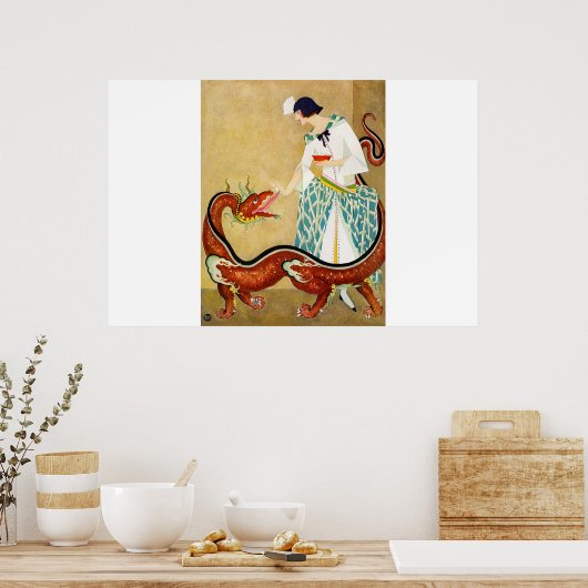 draak poster (Keuken)