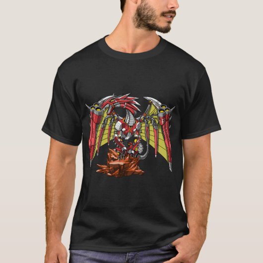 Draak Robot T-shirt (Voorkant)