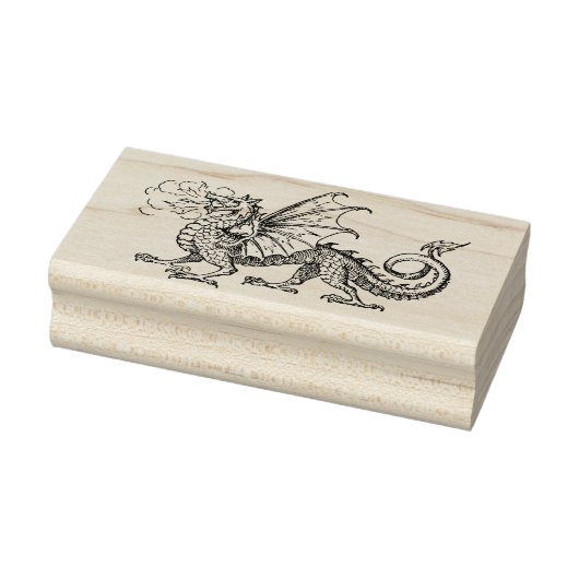  draak rubberstempel (Stempel)