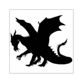 Draak Rubberstempel (Afrduk)