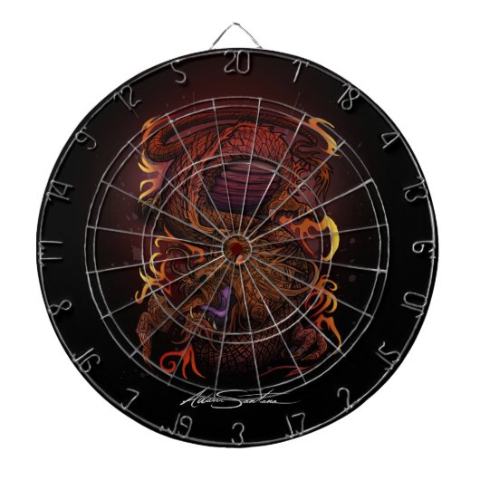 Draak (Signature Design) Dartbord (Voorkant)