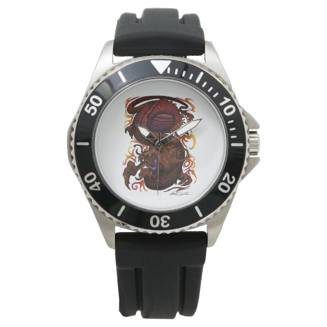 Draak (Signature Design) Horloge (Voorkant)