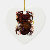 Draak (Signature Design) Keramisch Ornament (Achterkant)