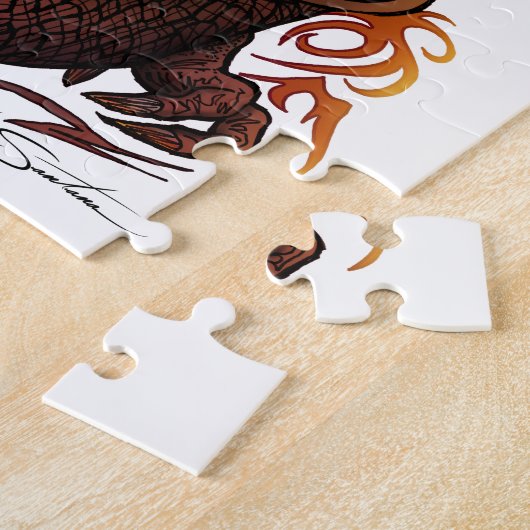 Draak (Signature Design) Legpuzzel (Zijkant)