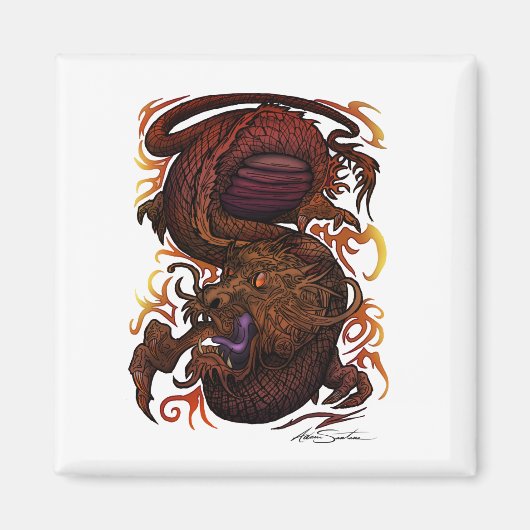 Draak (Signature Design) Magneet (Voorkant)