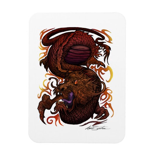 Draak (Signature Design) Magneet (Verticaal)