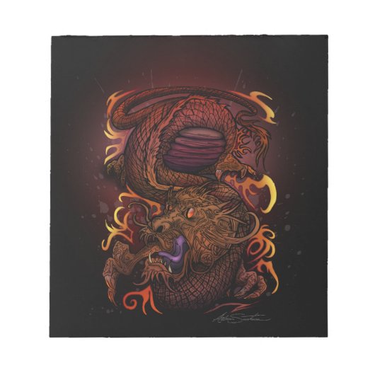 Draak (Signature Design) Notitieblok (Voorkant)