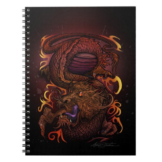 Draak (Signature Design) Notitieboek (Voorkant)