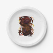 Draak (Signature Design) Papieren Bordje (Voorkant)