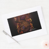 Draak (Signature Design) Rechthoekige Sticker (Envelop)