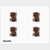 Draak (Signature Design) Rechthoekige Sticker (Vel)
