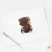 Draak (Signature Design) Rechthoekige Sticker (Envelop)