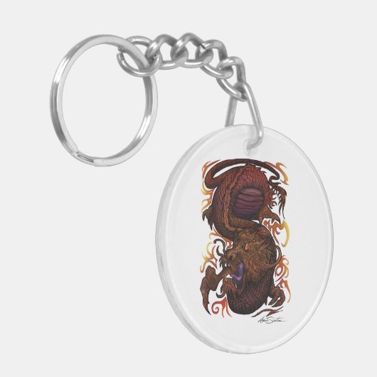 Draak (Signature Design) Sleutelhanger (Voorkant Links)