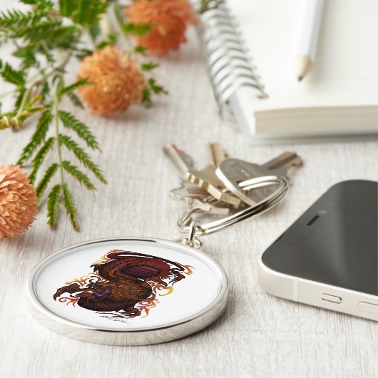 Draak (Signature Design) Sleutelhanger (Zijkant)