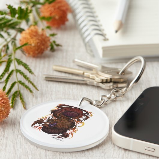 Draak (Signature Design) Sleutelhanger (Voorkant Rechts)