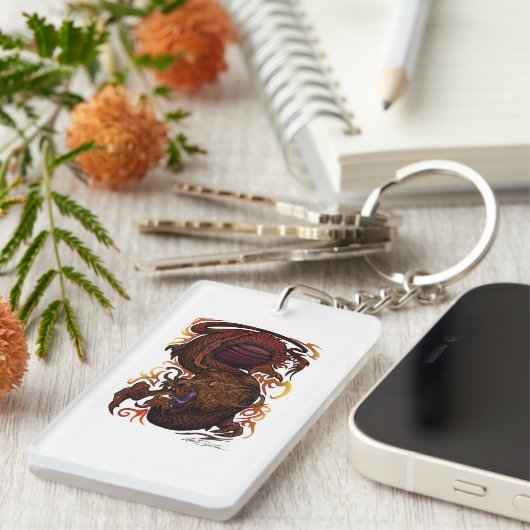 Draak (Signature Design) Sleutelhanger (Voorkant Rechts)