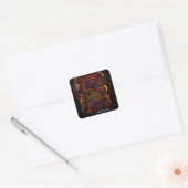 Draak (Signature Design) Vierkante Sticker (Envelop)