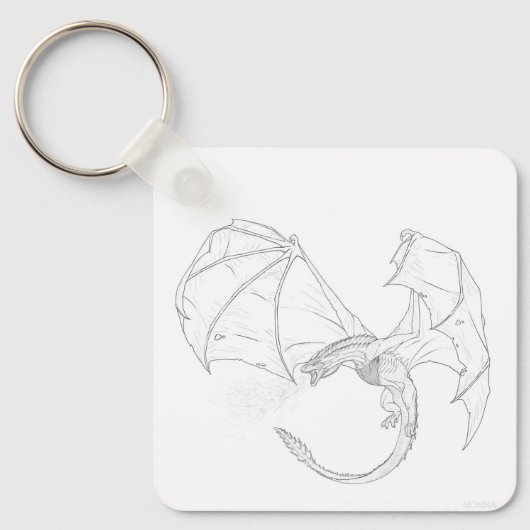Draak Sleutelhanger (Voorkant)