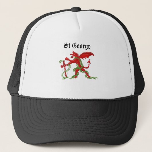 draak, St George Trucker Pet (Voorkant)