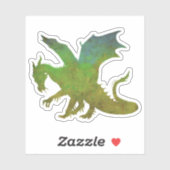 draak sticker (Vel)