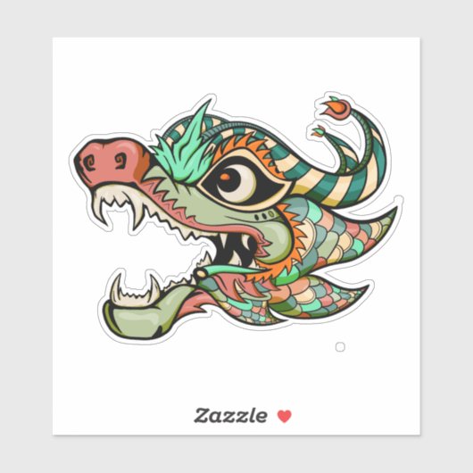 draak sticker (Vel)