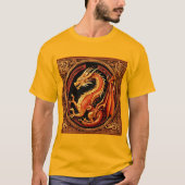 Draak symboliseert Mannen T-shirt (Voorkant)