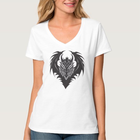 draak symbool t-shirt (Voorkant)