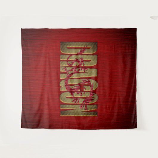 draak - tapestry wandkleed (Voorkant (horizontaal))