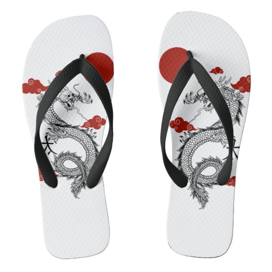 draak teenslippers (Voetbed)