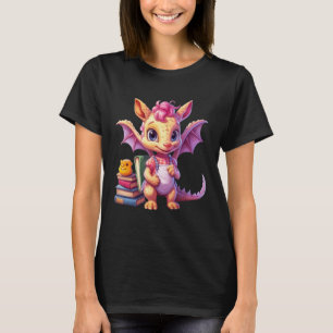 Draak terug naar school leerling klas leraar t-shirt