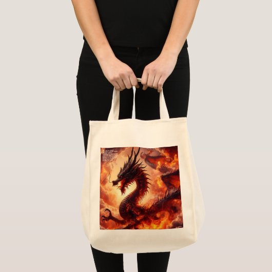 Draak Tote Bag (Voorkant (product))
