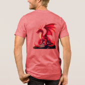 DRAAK Tri-Blend SHIRT (Achterkant)