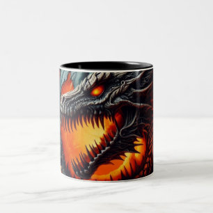 Draak Tweekleurige Koffiemok