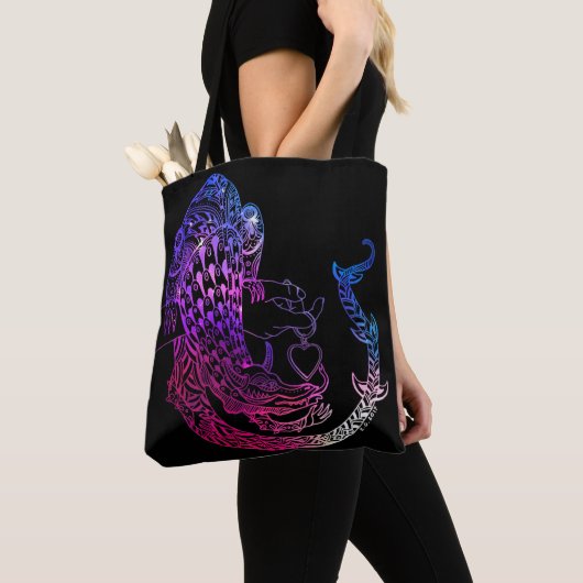 Draak uit liefde tote bag (Dichtbij)
